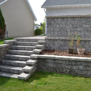 steps leading up to a house