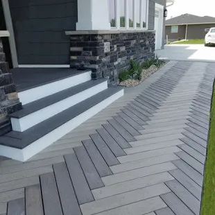 the front of a house