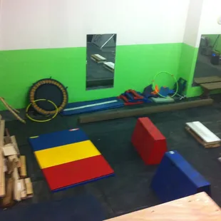 Plenty of vaults: kid and adult sized