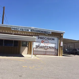 Storefront with enough parking; entrance is on South side.