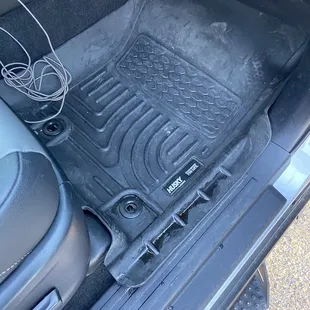 Dirty floor mats