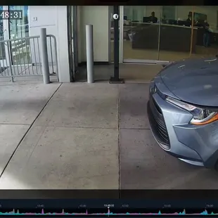 when I took the car--no damage