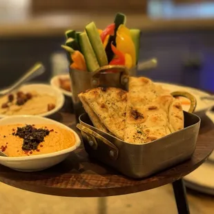 Crudite and hummus