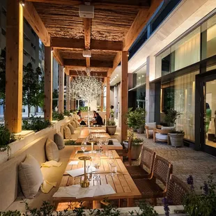 Outdoor seating