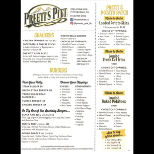 Menu Page 1 of 2
