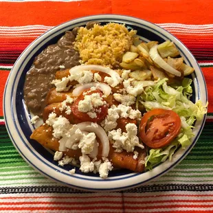 Enchiladas con Queso Fresco