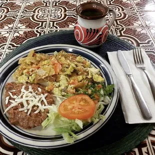 Migas Breakfast Plate