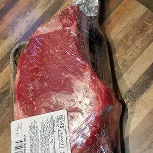 Tomahawk steak, over 2 pounds!