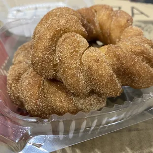 2 Churro donuts $2.50 from Pregio Pizza, Downey, CA 9/20/21