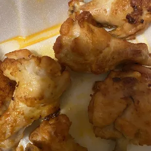 Wings frozen in the middle