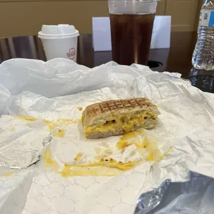 Grilled Cheese Panini to go with a big ass iced tea!
