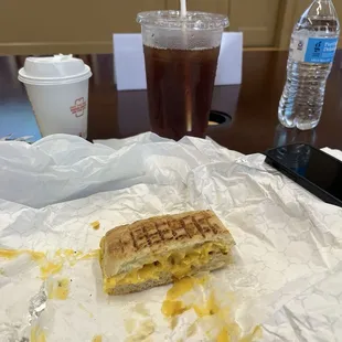 Grilled Cheese Panini to go with a big ass iced tea!