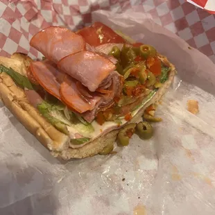 #4 Jumbo Italian Cold Cut Sub