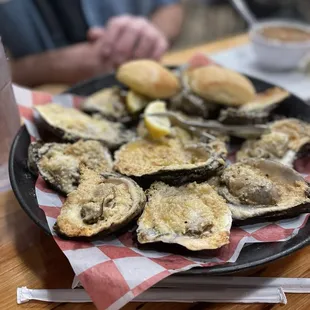 Chargrilled oysters