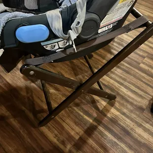 Stool for baby car seat to sit at table