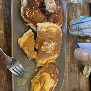 Pancake Flight - Sin, coffee, lemon