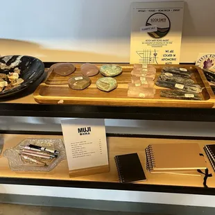 MUJI products and local art