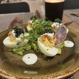 Smoked Salmon Deviled Eggs