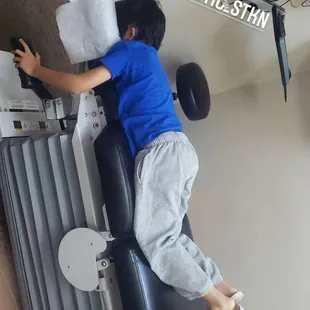 I also take my son hes 6 and looks forward to his weekly visit.