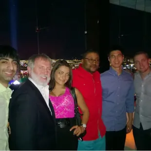 Celebrating roof top at The MIX