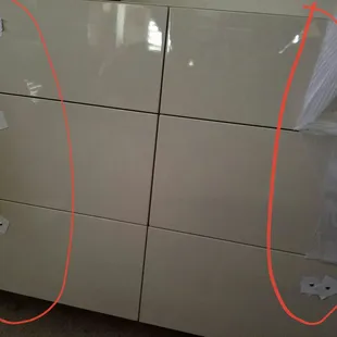 Furniture not put together