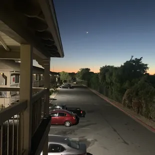 The night sky view
