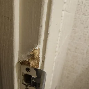 Needs to be fixed bathroom door