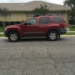 Our retired 2005 Xterra (aka Ruby)