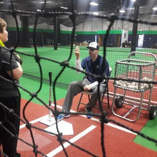 Nate Dion Instructing on consistency.