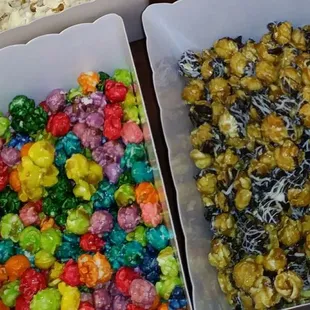 2 of 3 of my selections... Yummy!! (Premier Popcorn)