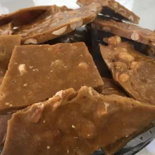 We now make homemade peanut brittle!!