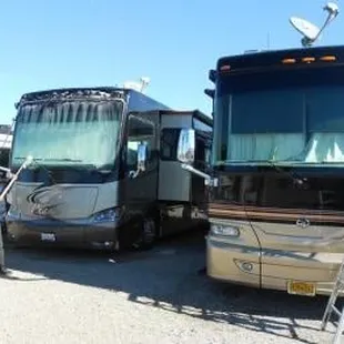 Need to have your RV washed?  Schedule it with us!