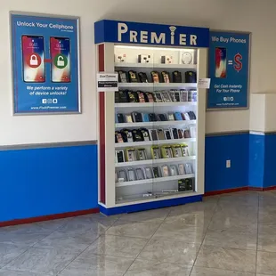 We carry a wide variety of cell phone accessories.