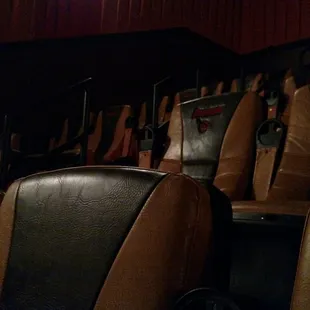 Comfortable, reclining chairs.