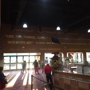 Wall of movies quotes