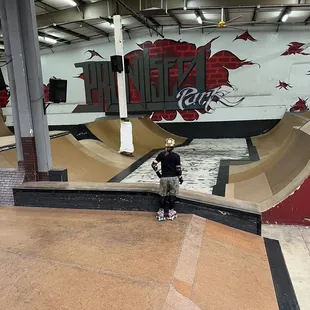 View of the bigger ramps