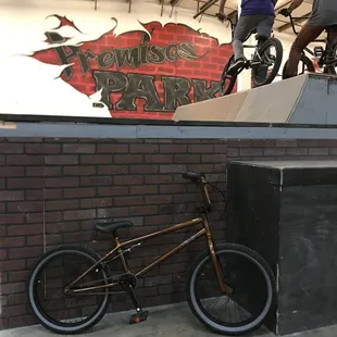 Bikes, Skateboards, and Scooters are always welcome at Premises Park.