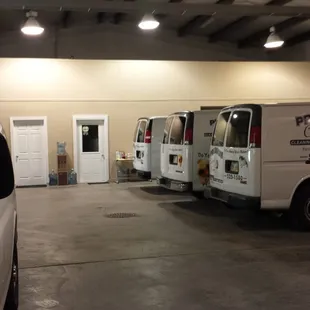 The Fleet resting for the night.