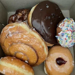 1/2 dozen donuts
