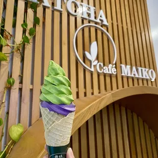 Matcha/Ube Soft Serve
