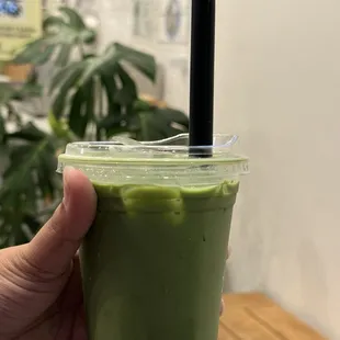 Strawberry Matcha Latte