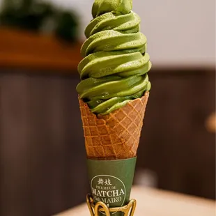 Matcha soft serve