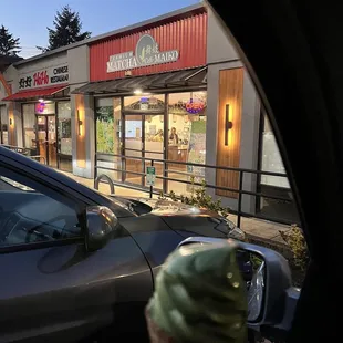 Soft serve from outside the restaurant