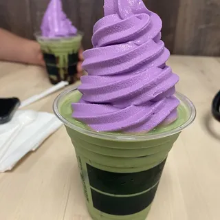 Matcha Chocolate Float