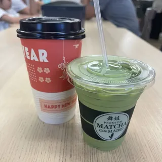 Hot Hojicha Latte