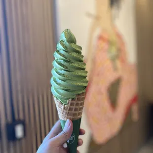 matcha soft serve
