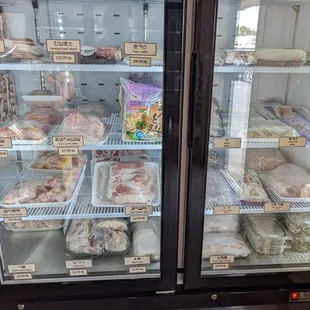 Frozen meat, bones, fish, etc.
