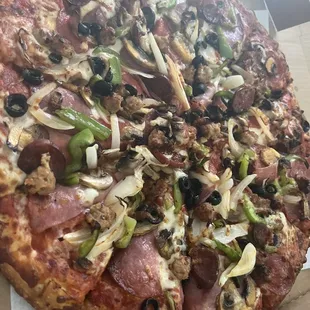 Mario's Premium Combo Pizza.