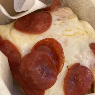 Pepperoni pizza