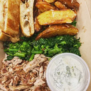 Pulled pork hungry man